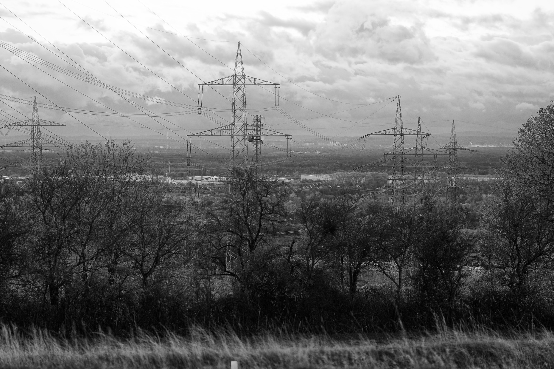 Hochspannungsleitung-Diedenbergen